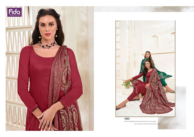 Zahavi By Fida Embroidery Pure Cotton Salwar Kameez Wholesale Market In Surat With Price